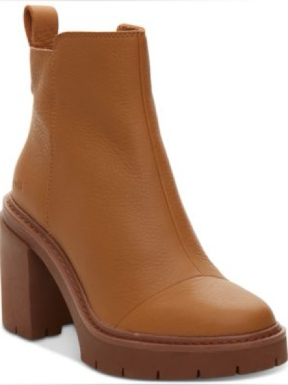 TOMS Rya Leather Platform Boots